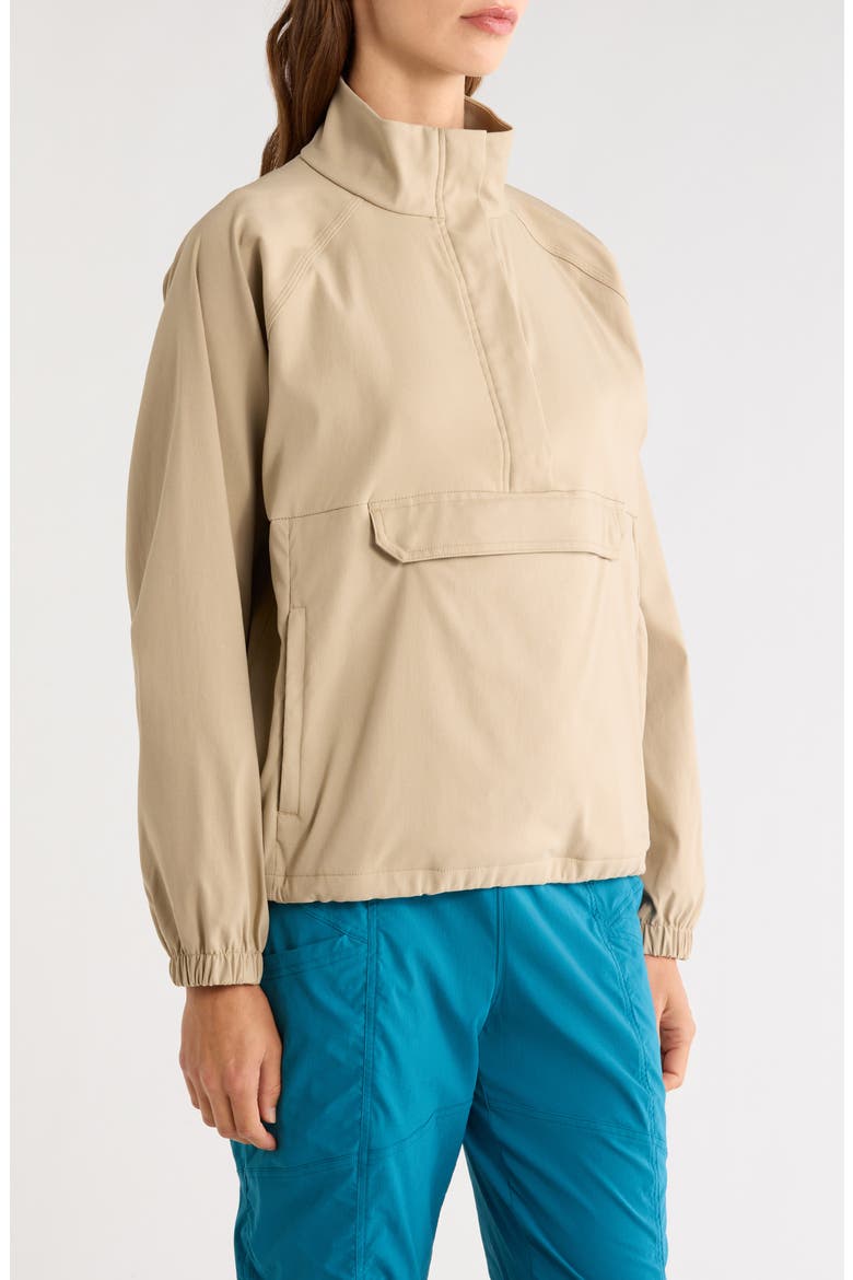 Stretch Zion Half Zip Popover, Alternate, color, SANDBAR