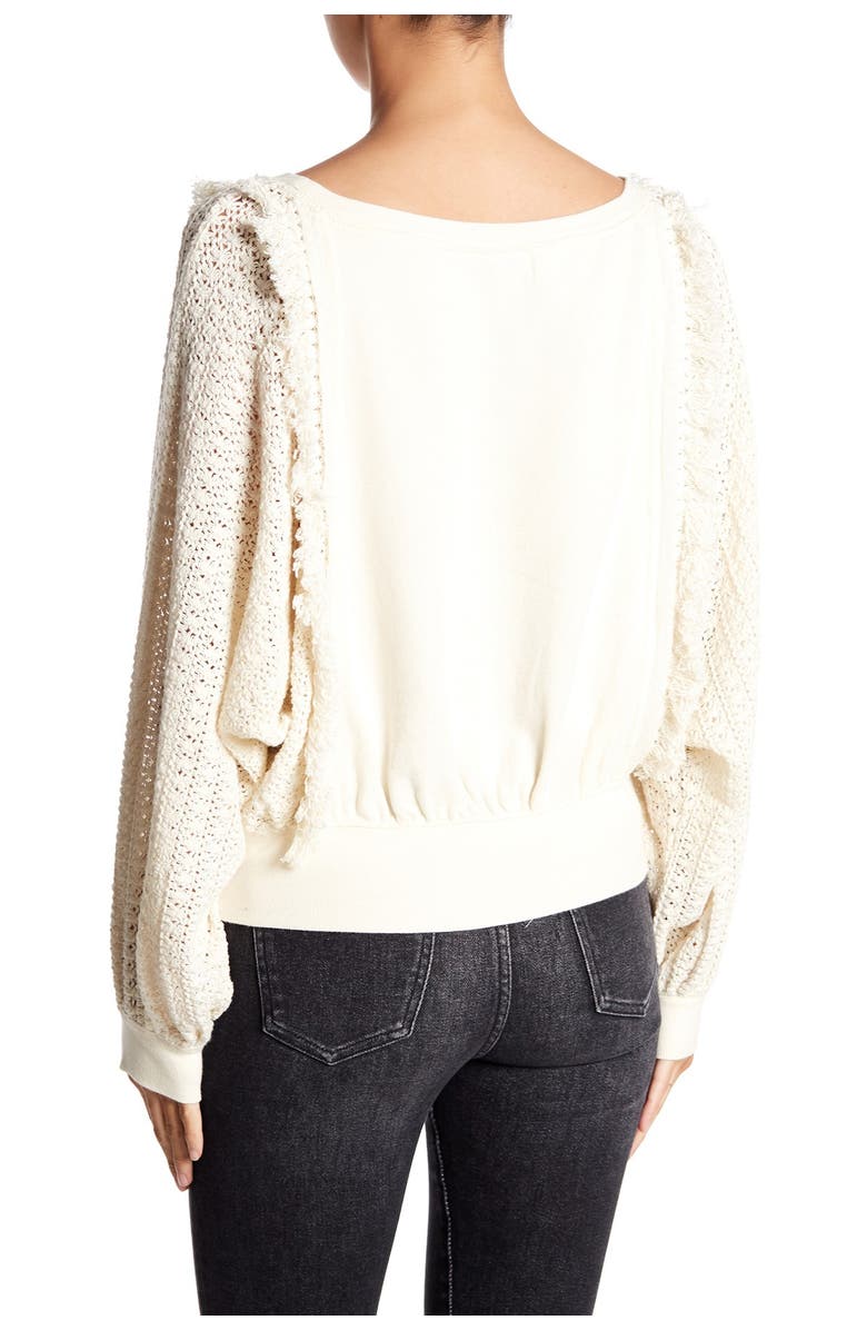 Free People Faff Fringe Sweater, Alternate, color, 