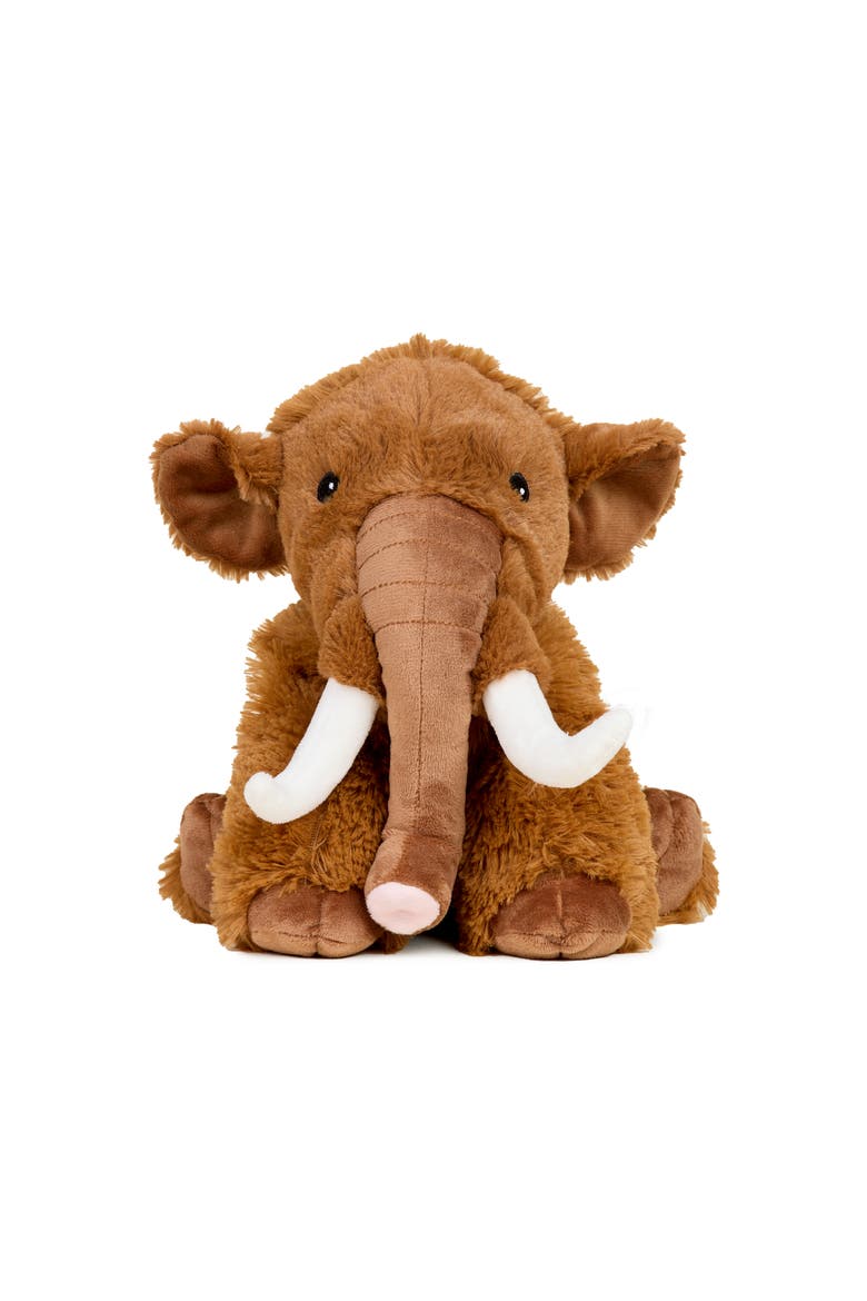 Wooly Mammoth Plush Toy, Alternate, color, Brown