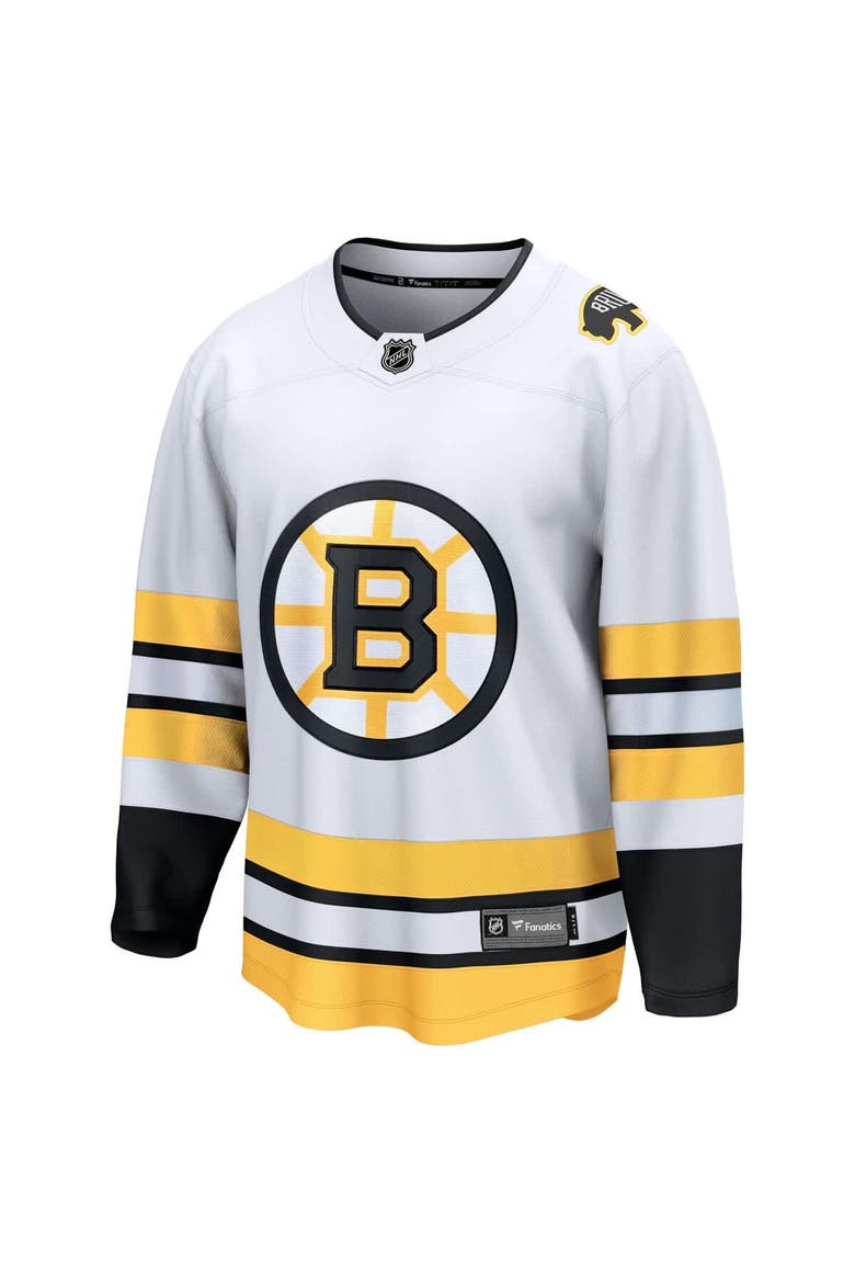 Men's Fanatics  White Boston Bruins Away Breakaway Jersey, Alternate, color, White