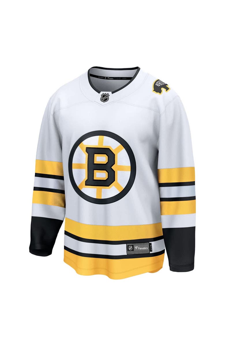 FANATICS Men's Fanatics  White Boston Bruins Away Breakaway Jersey, Alternate, color, White