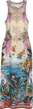 Camilla Bodrum Botanicals Jersey Tank Maxi Dress