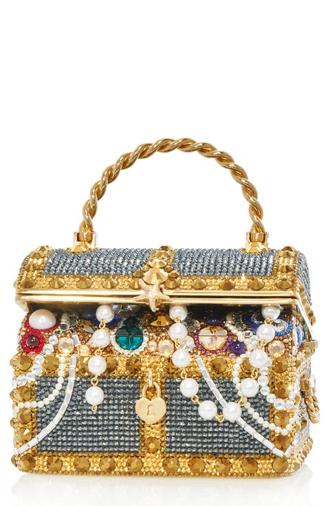 Judith Leiber Sunken Treasure Chest Clutch