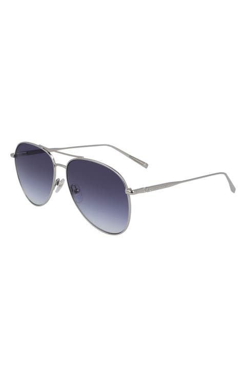 Classic 59mm Gradient Aviator Sunglasses