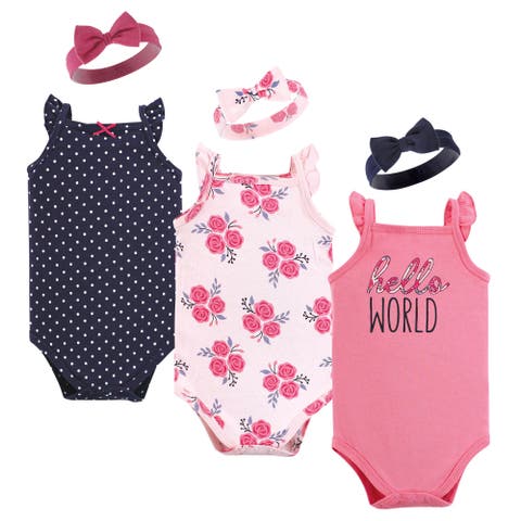 Sleeveless Bodysuit and Headband Set