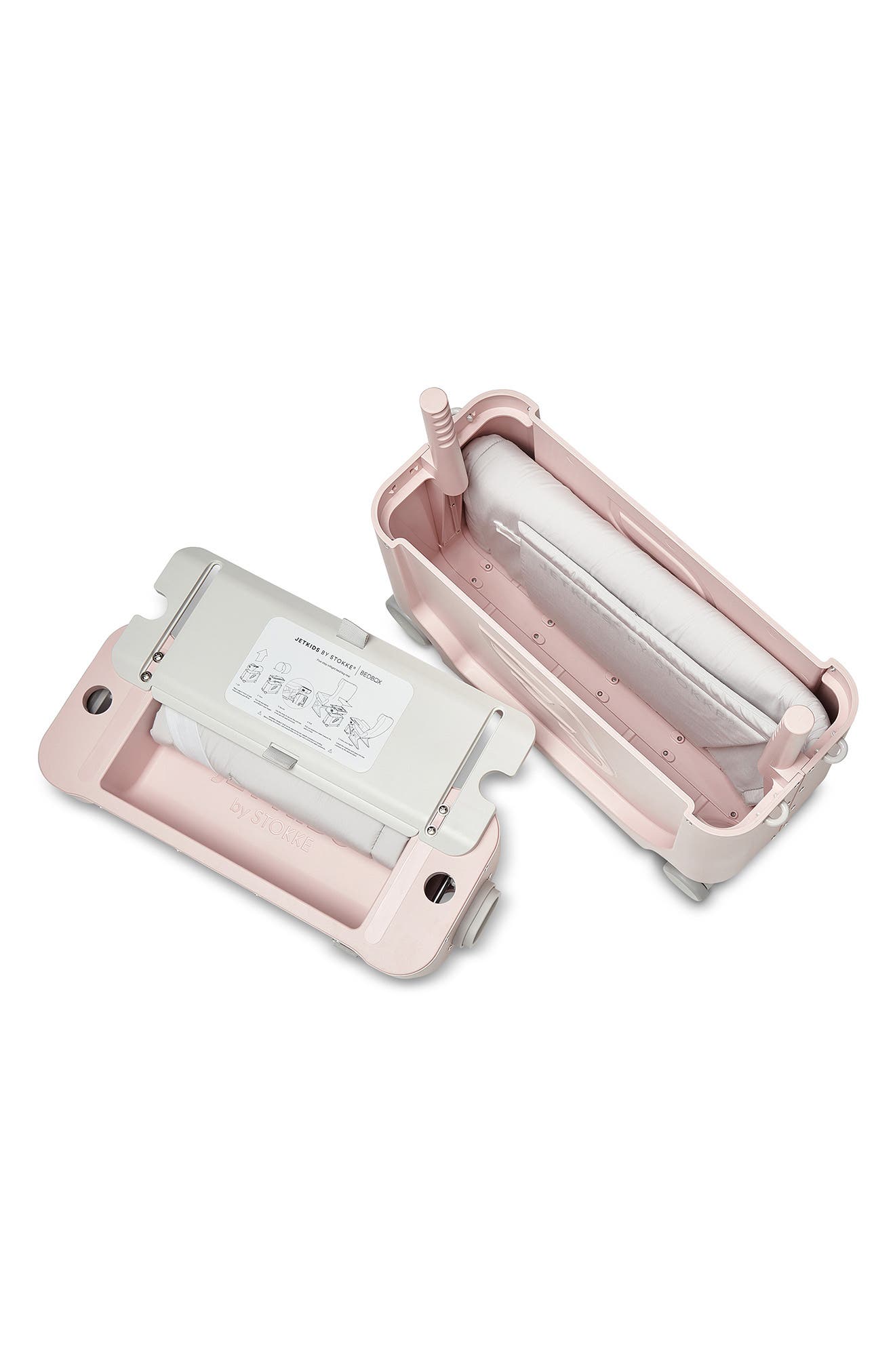 Stokke Kids' BedBox<sup>®</sup> 19-Inch Ride-On Carry-On Suitcase, Alternate, color, Pink