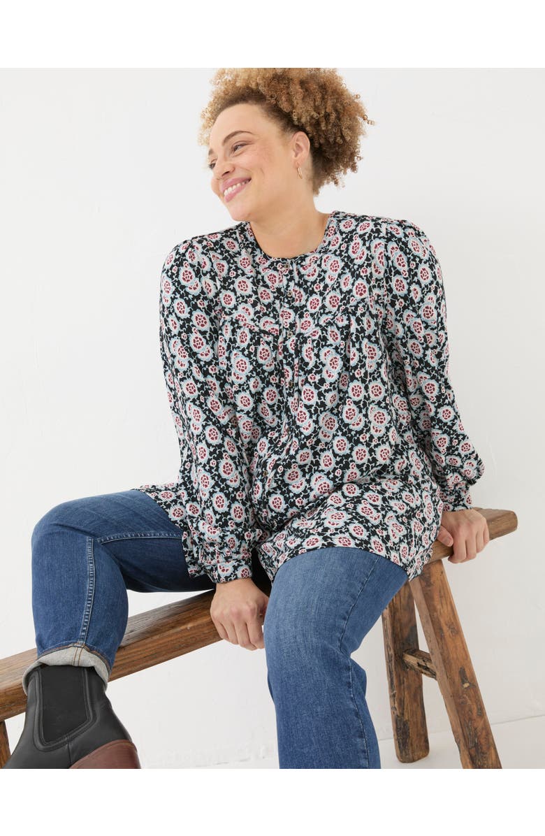 FatFace Women's Plus Size Jodie Wild Floral Tunic, Alternate, color, 