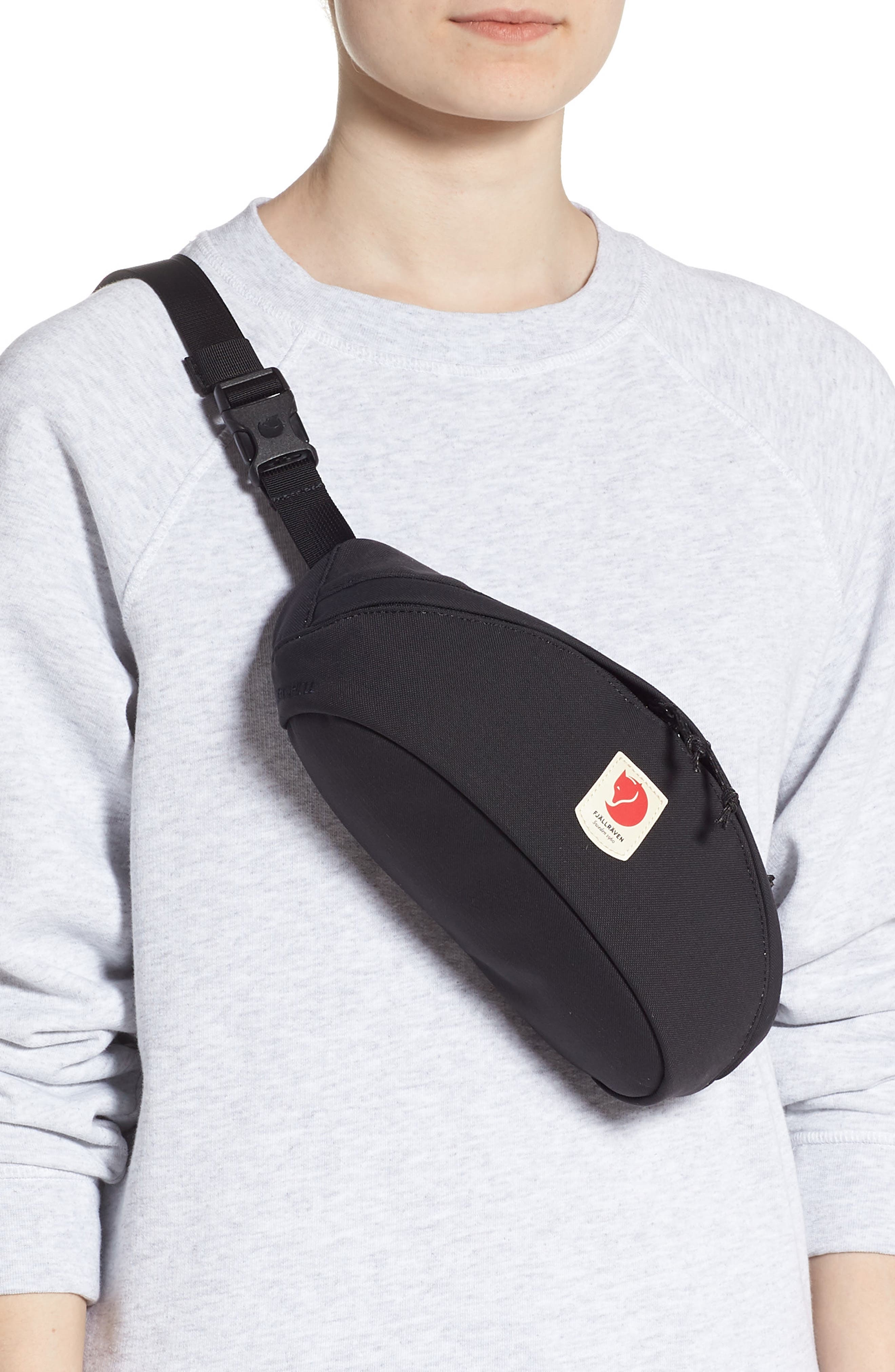 Fjällräven Medium Ulvo Recycled Nylon Belt Bag, Alternate, color, 