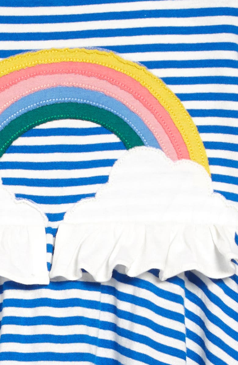 Mini Boden Fun Appliqué Jersey Dress, Alternate, color, 