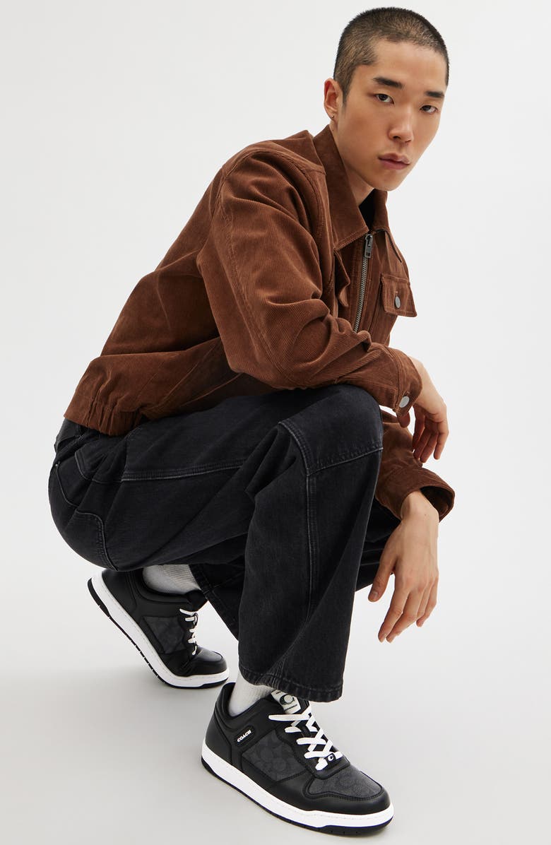 COACH C201 Signature Sneaker, Alternate, color,