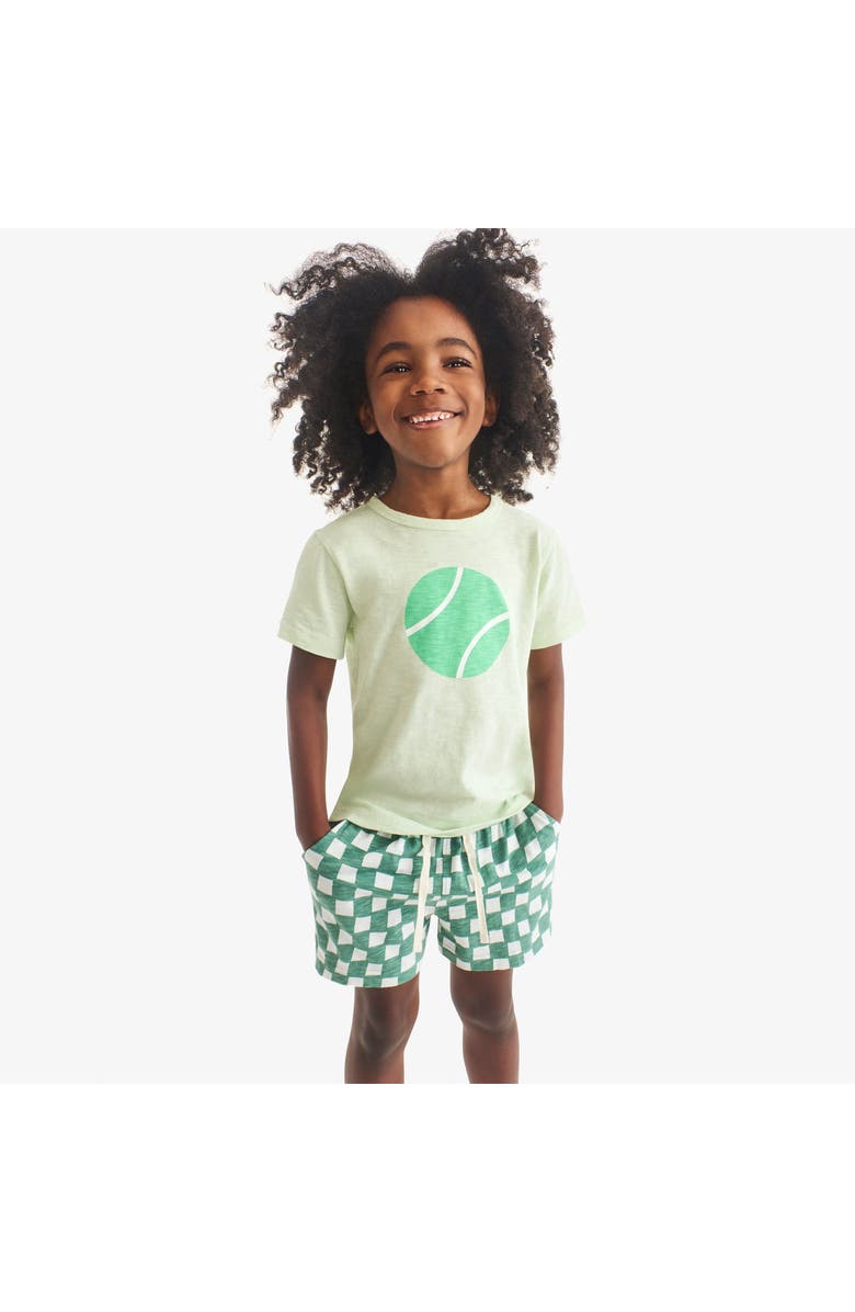Primary Kids Tennis Ball Tee, Alternate, color, Light Clover Tennis Ball