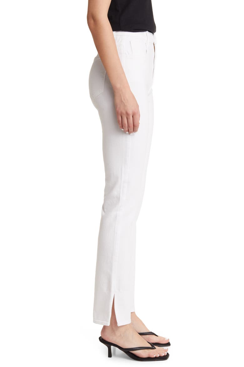 Easy Slim Straight Leg Jeans, Alternate, color, BRILLIANT WHITE