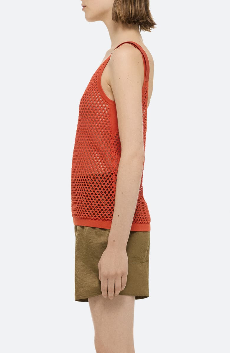 Helmut Lang Mesh Cotton Tank, Alternate, color, 