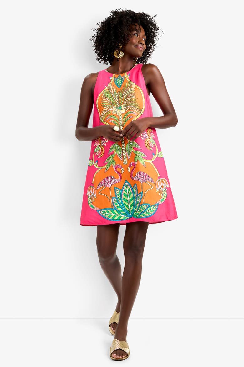 Loveage Dress, Alternate, color, Tiger Lily Tango
