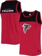 STARTER Men's Starter Red/Black Atlanta Falcons Team Touchdown Fashion Tank Top