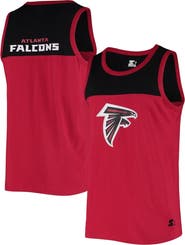 STARTER Men's Starter Red/Black Atlanta Falcons Team Touchdown Fashion Tank Top