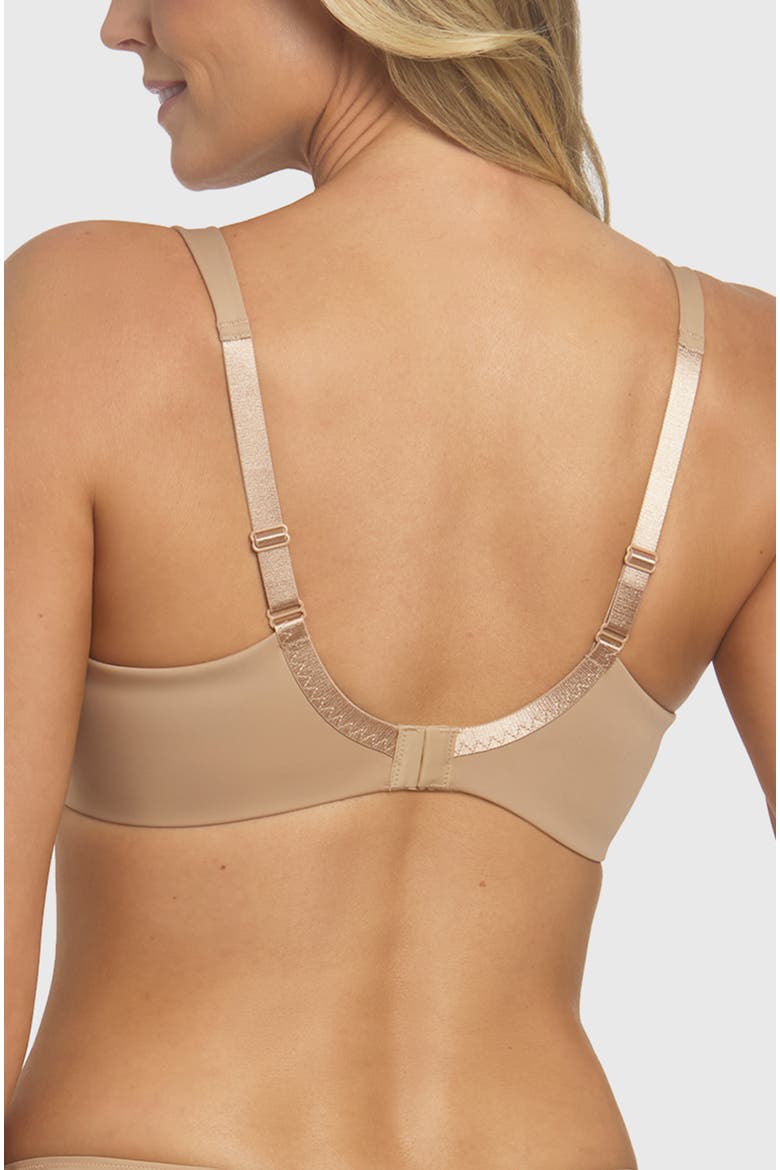 Mallory Smoothing Underwire Minimizer Bra, Alternate, color, Mocha