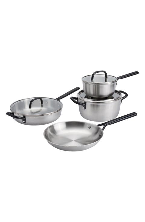 Milano 7-Piece Stainless Steel Cookware Set