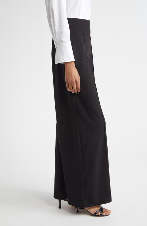 Derek Lam 10 Crosby Tempset Pleated Wide Leg Pants In Black