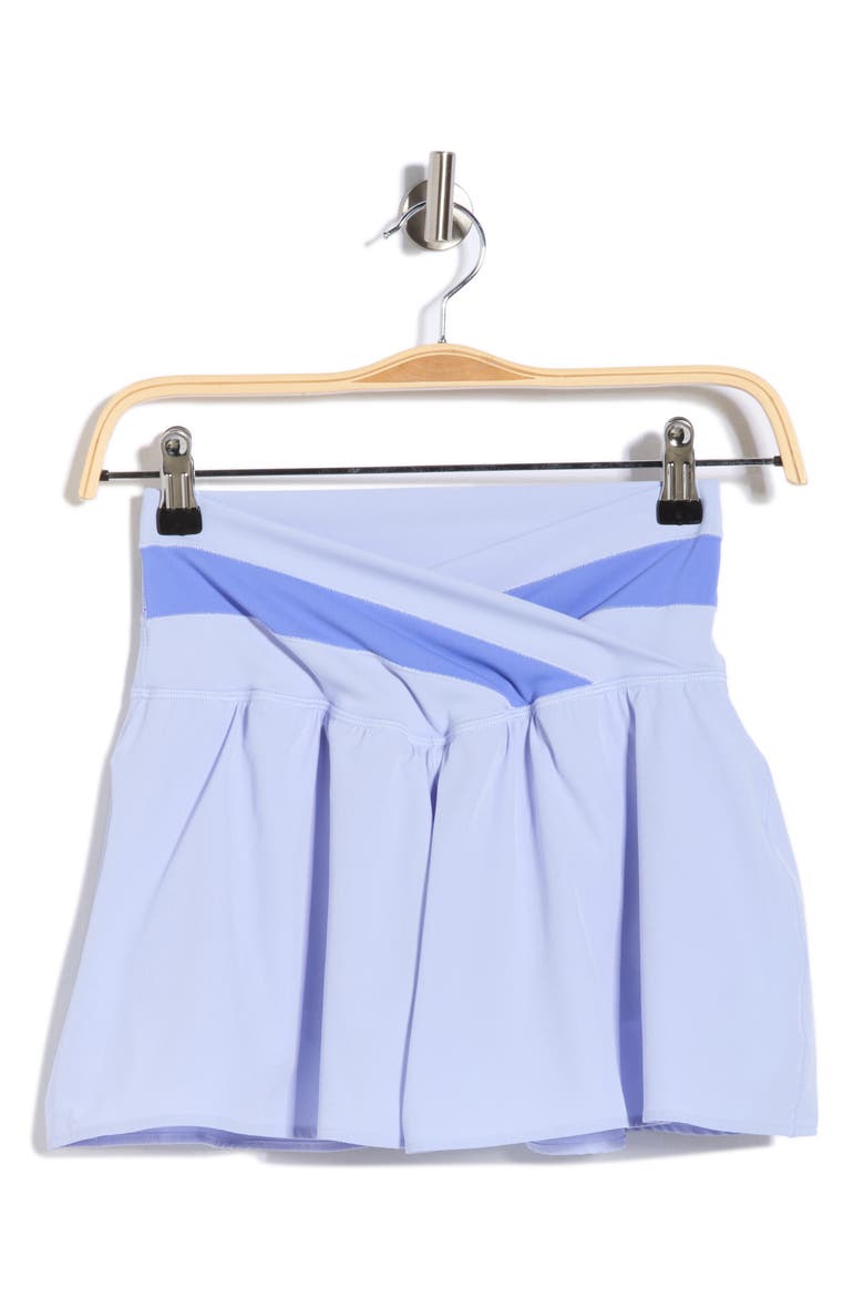 Lux Fiona Lightstreme Hybrid Crossover Waist Shorts, Alternate, color, LAVENDER HORIZON