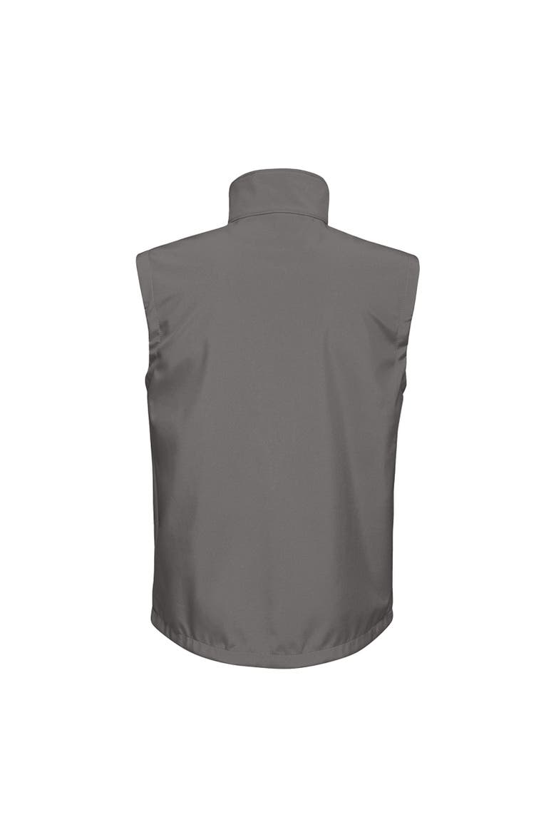 Octagon II Printable Soft Shell Bodywarmer, Alternate, color, Seal Grey and Black
