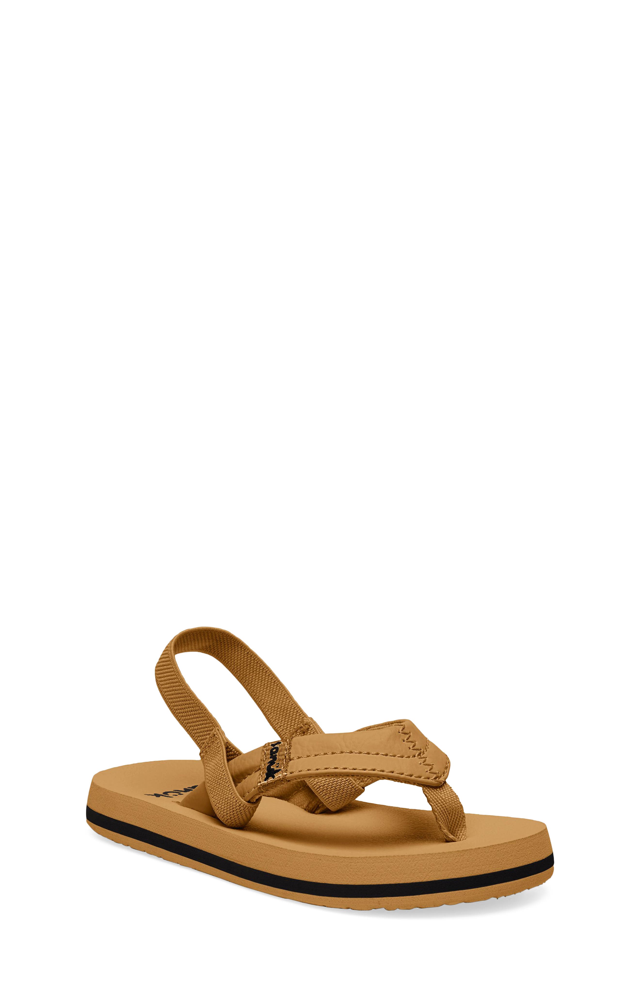 Sanuk Wavy Sandal, Main, color, Tan