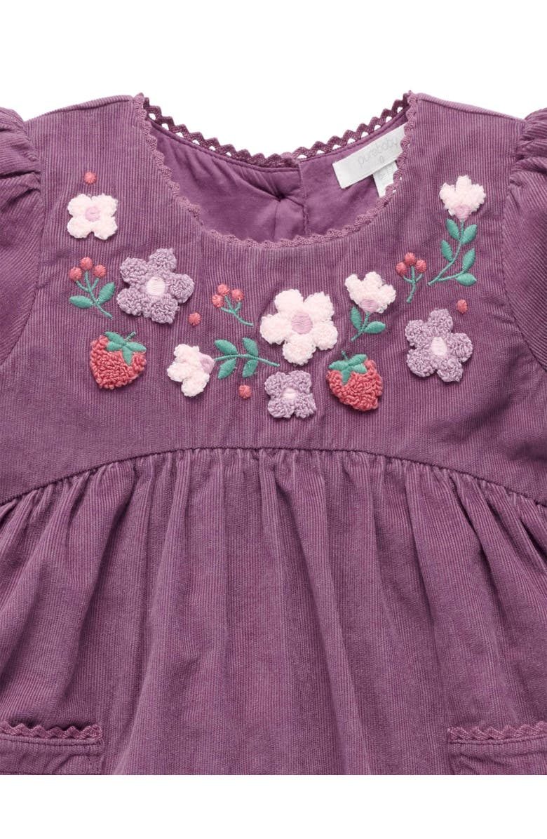 Purebaby Blooms Dress, Alternate, color, Heather