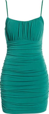 LNL Emma Ruched Body-Con Minidress