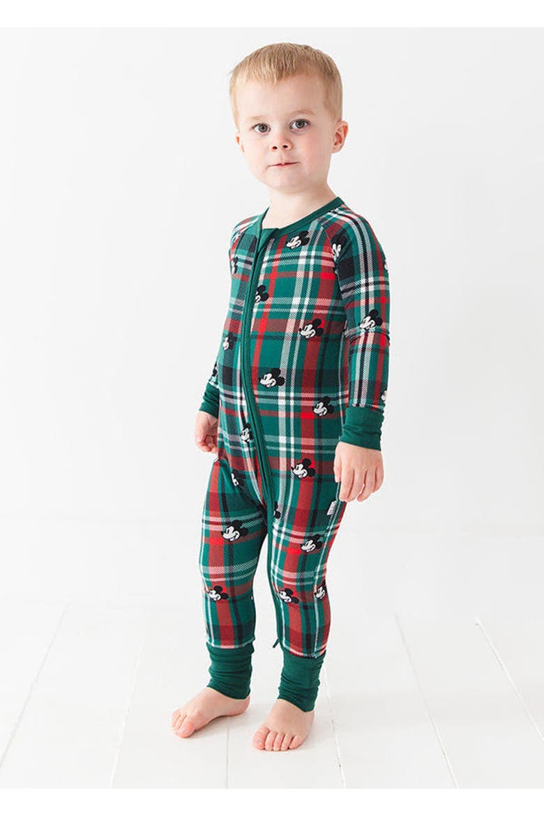Steamboat Willie Tartan Convertible Romper, Alternate, color, Multicolor