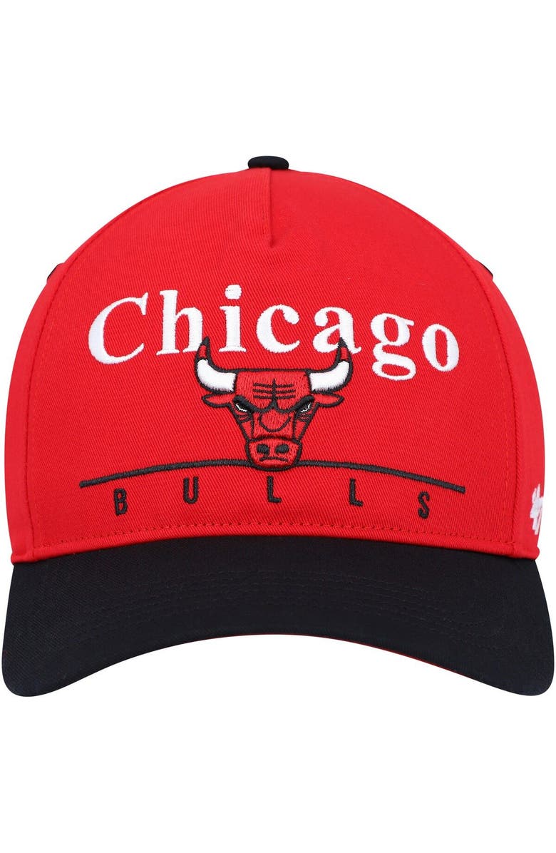 '47 Men's '47 Red/Black Chicago Bulls Super Hitch Adjustable Hat, Alternate, color, 
