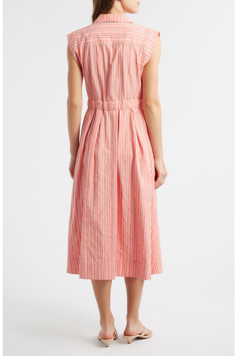 Mix Stripe Shirtdress, Alternate, color, ORANGE