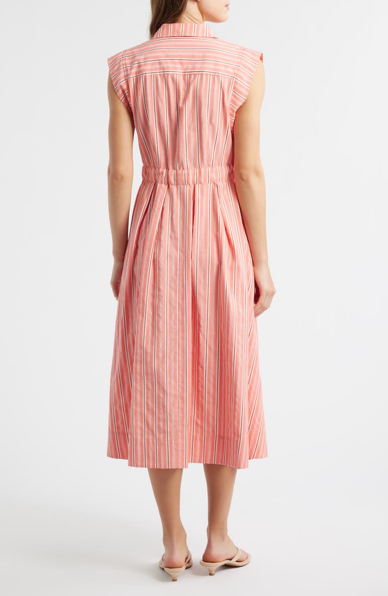 Sam Edelman Mix Stripe Shirtdress, Alternate, color, Orange