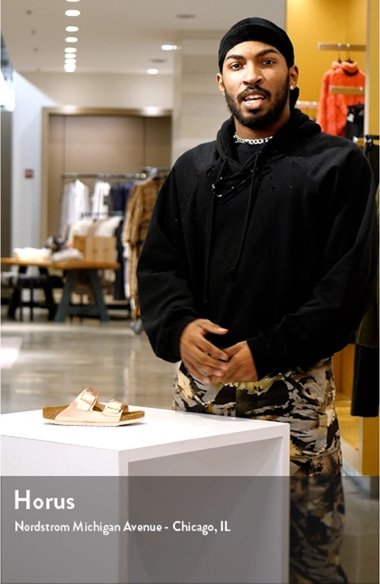 Kids' Arizona Metallic Slide Sandal, sales video thumbnail