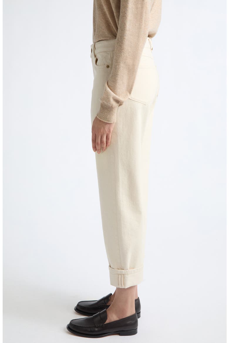 Virna Straight Leg Jeans, Alternate, color, NATURAL