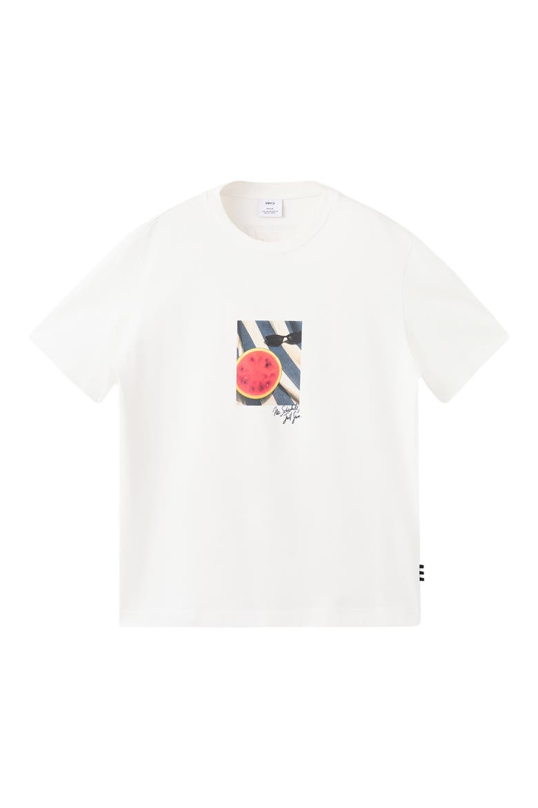 Watermelon Cotton Graphic T-Shirt, Alternate, color, WHITE