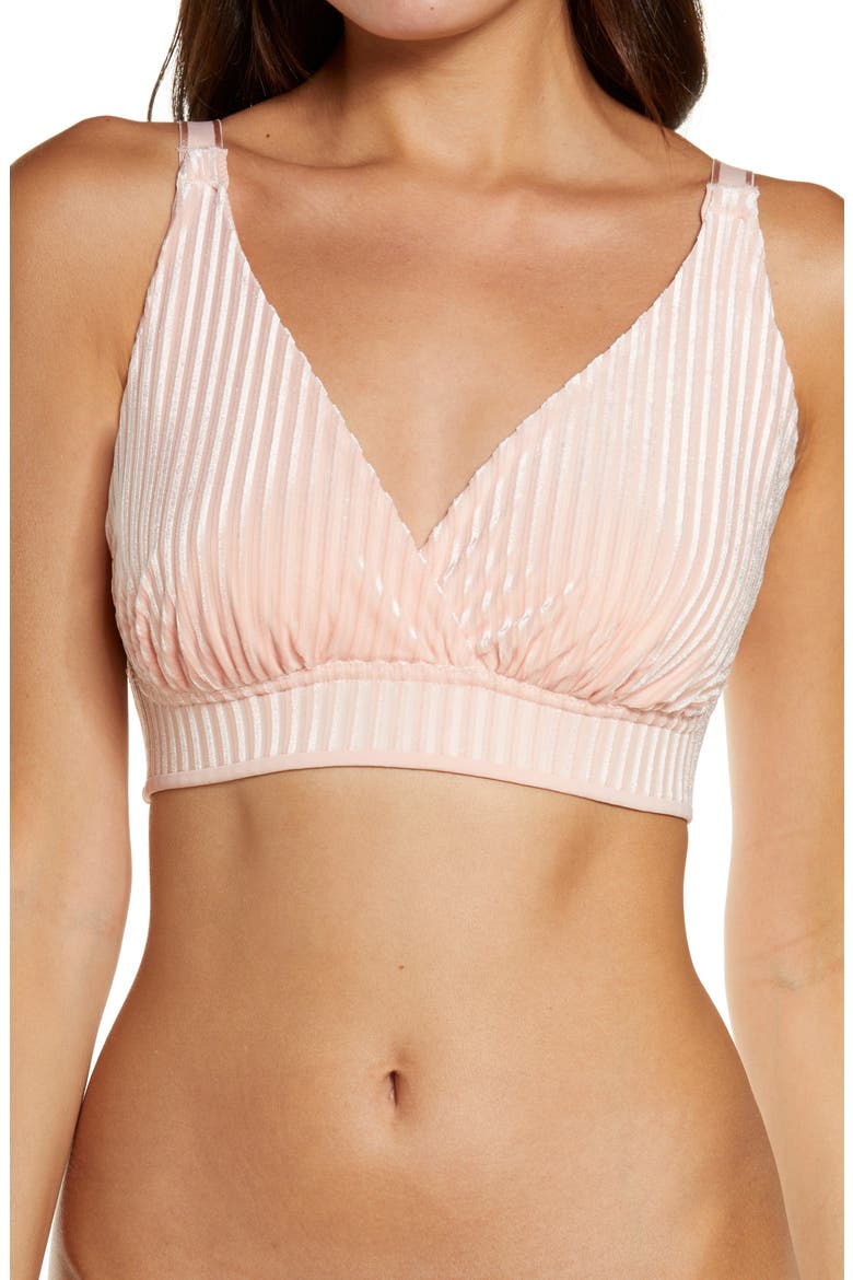 Opal Crossover Wireless Bra, Main, color, PETAL