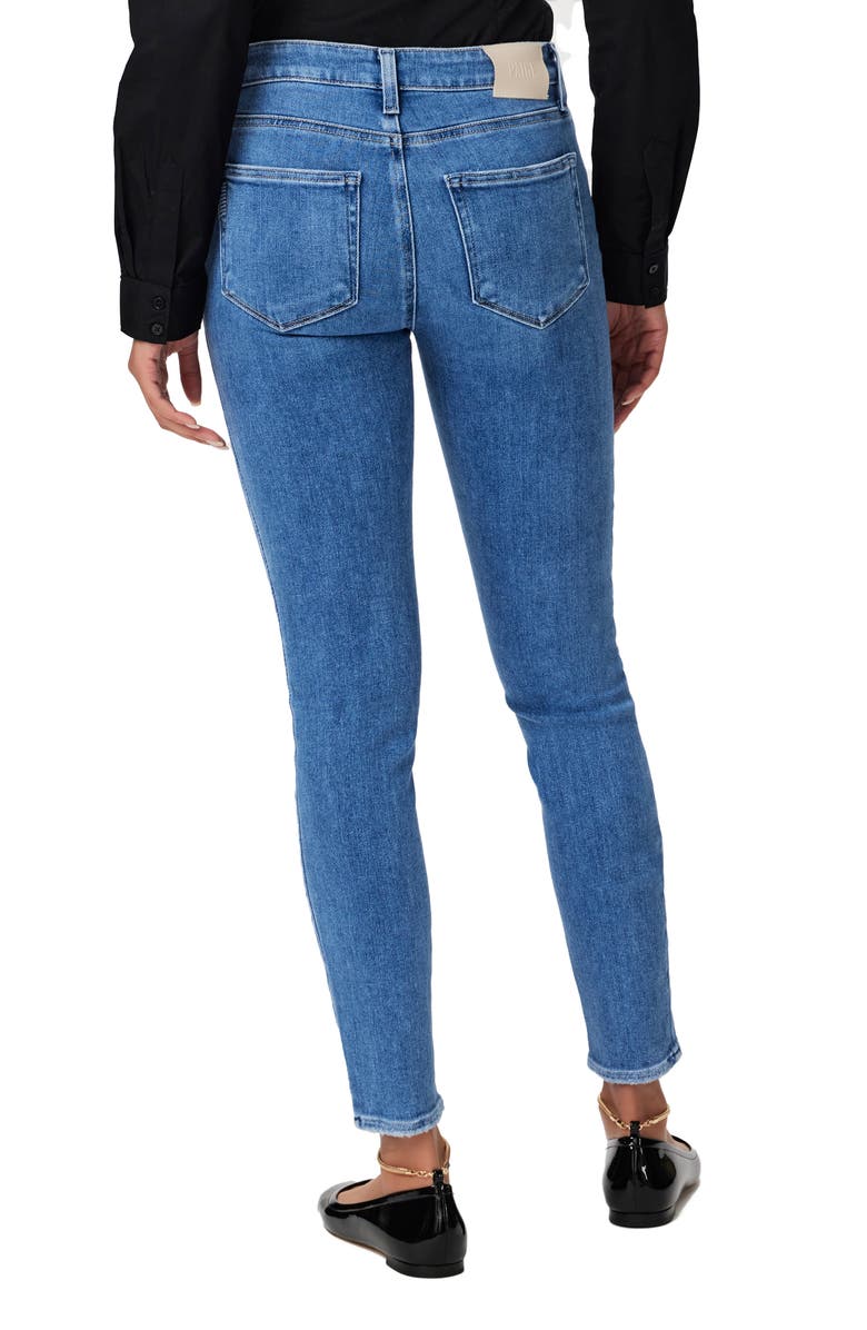 PAIGE Hoxton High Waist Ankle Skinny Jeans, Alternate, color, Princess