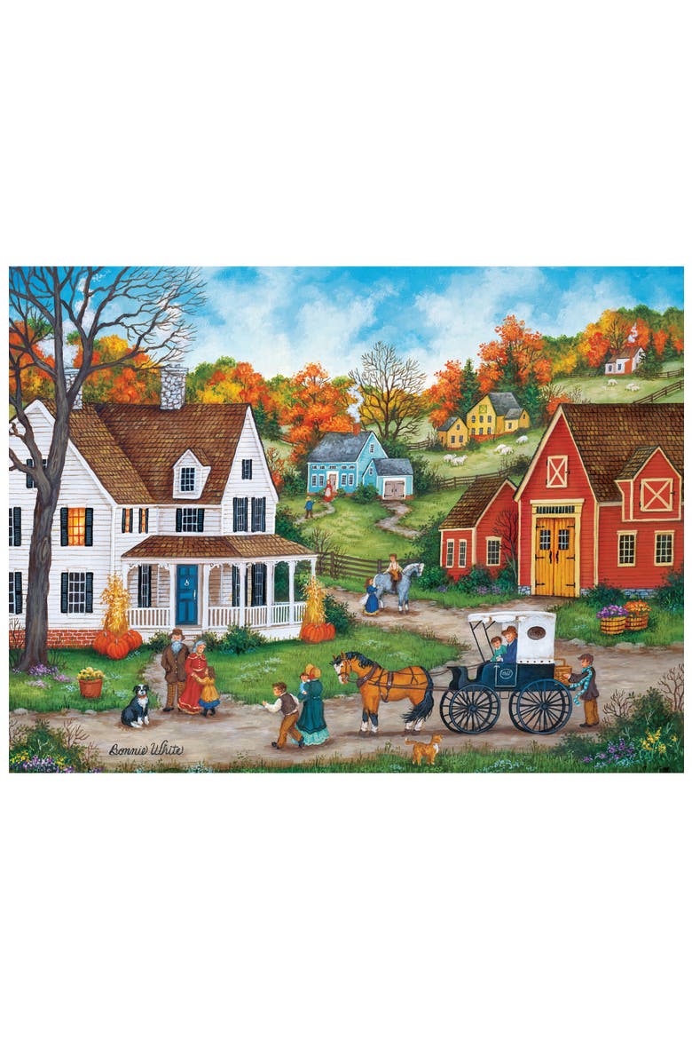 Dinner at Grandmas 550 Piece Puzzle, Alternate, color, Multicolor