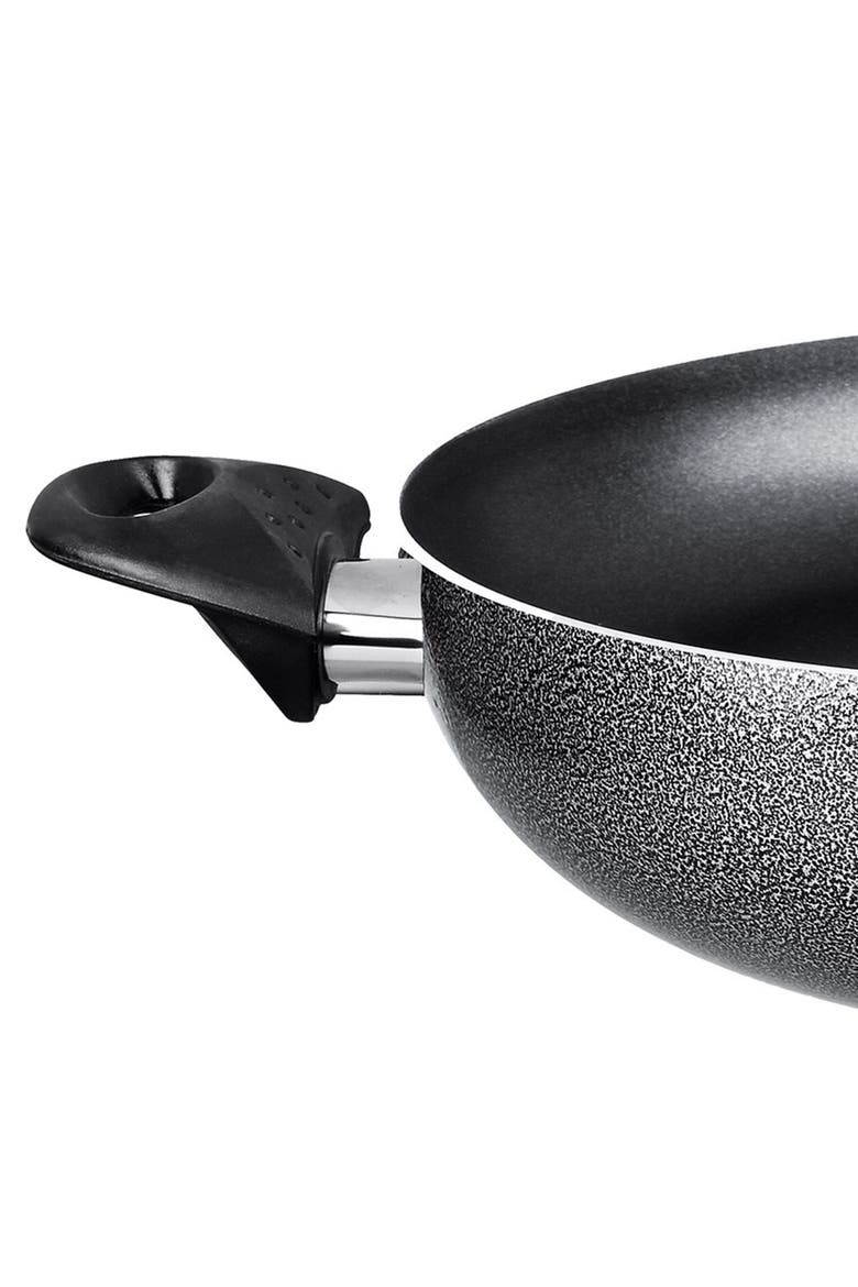 13 Inch Non-Stick Aluminum Wok in Gray, Alternate, color, Grey