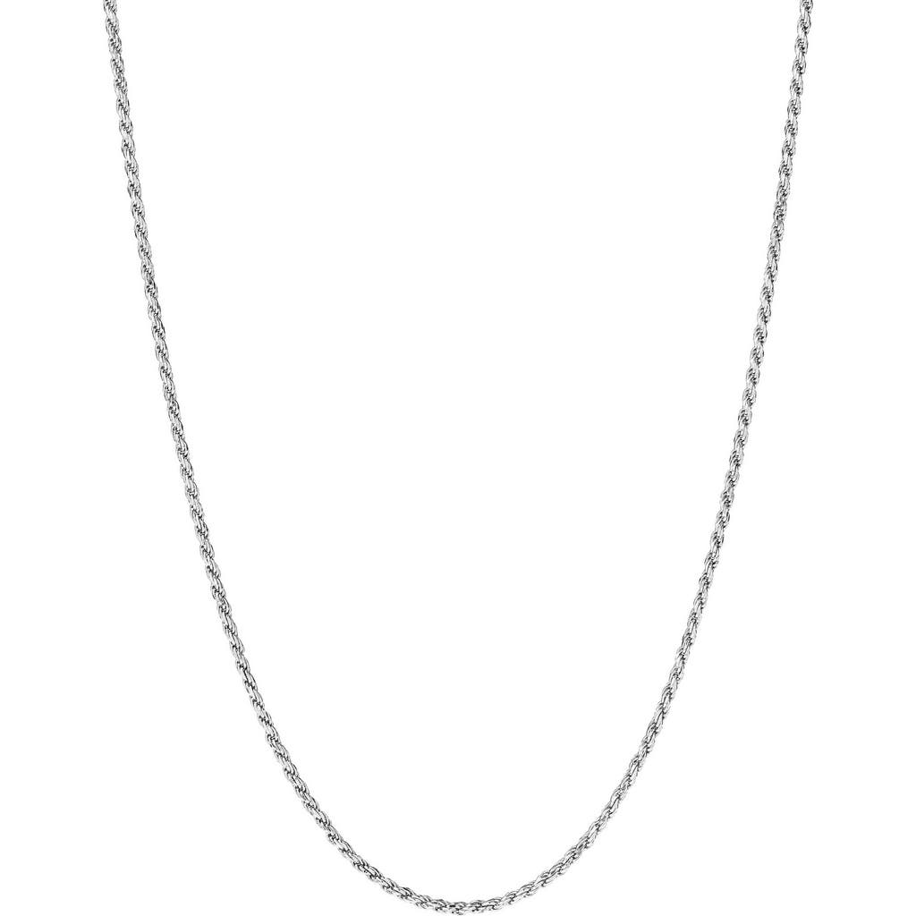 Degs & Sal Men's Sterling Silver Rope Chain Necklace  product
