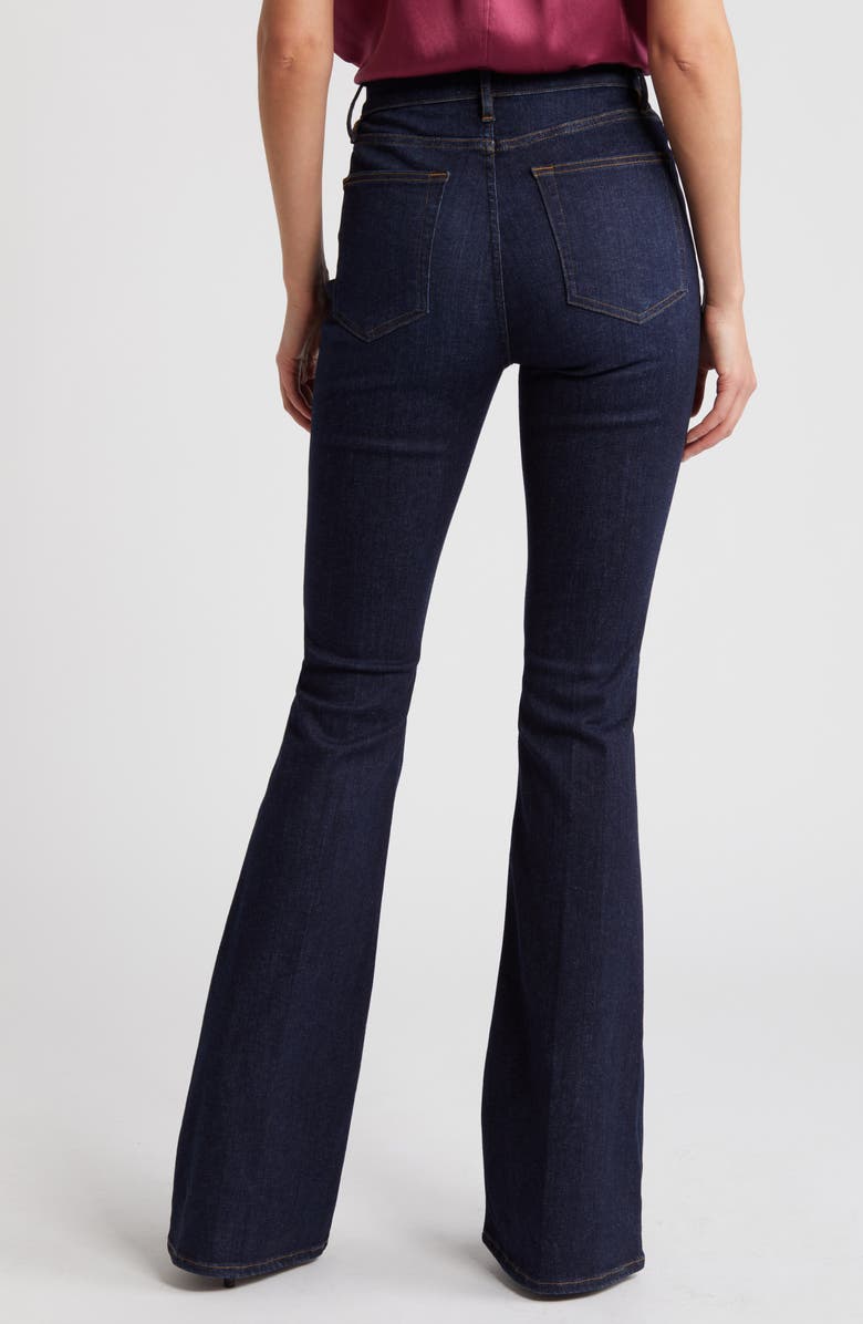 FRAME Le High Flare Jeans, Alternate, color, Fawcett