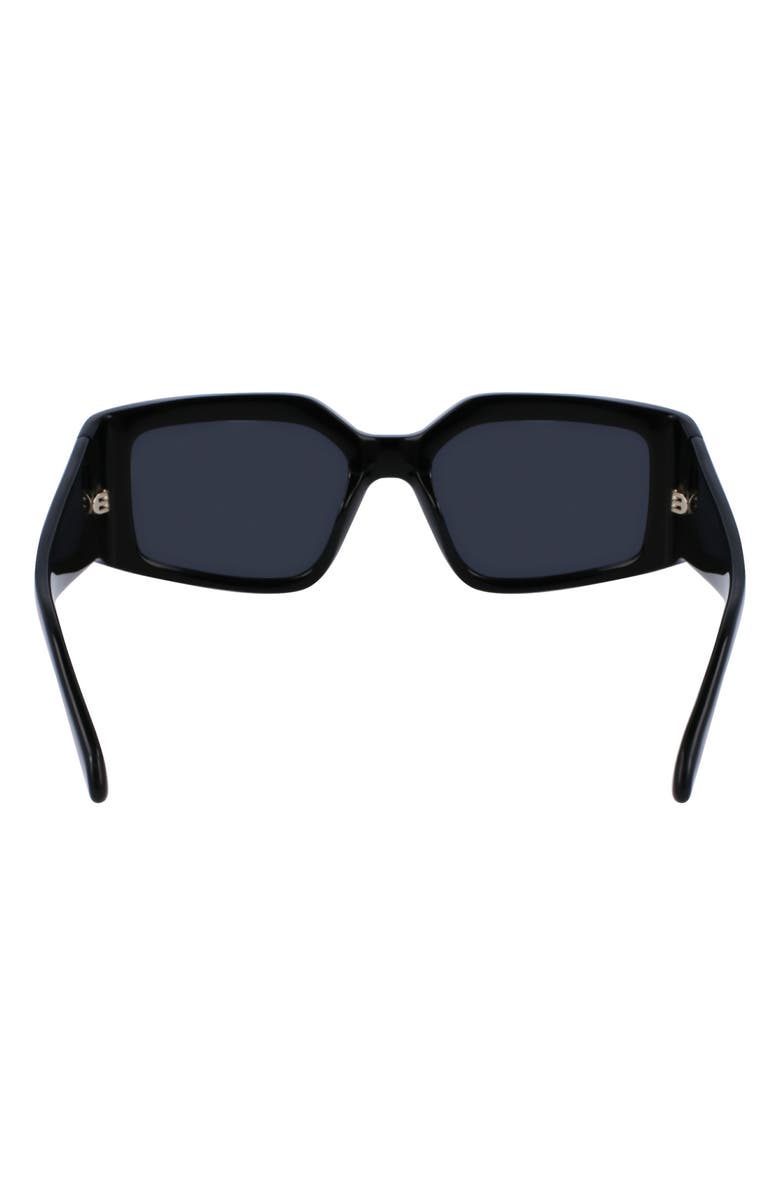 FERRAGAMO Classic Logo 54mm Modified Rectangular Sunglasses, Alternate, color,