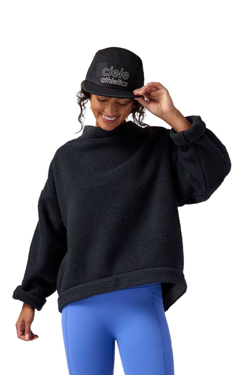 Backcountry Wander Pile-Fleece Mock-Neck Top - Women's, Main, color, Black