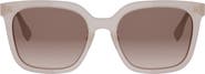 Fendi Forever Fendi 56mm Gradient Square Sunglasses