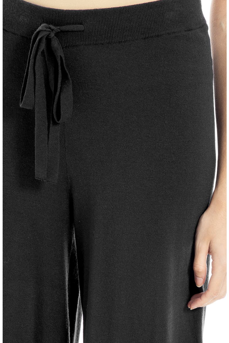 Fine Gauge Sweater Pants, Alternate, color, BLACK