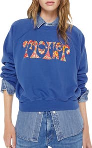 MOTHER The Concert Logo Graphic Sweatshirt