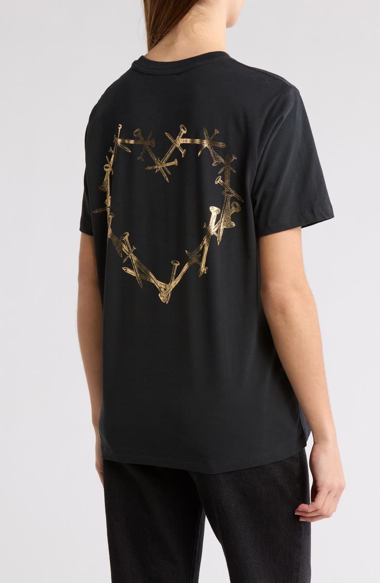 AllSaints Petra Logo T-Shirt, Alternate, color,