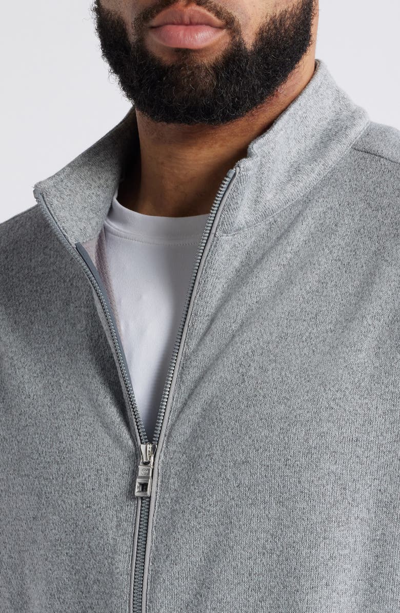 Peter Millar Crown Fleece Sweater Vest, Alternate, color, Gale Grey