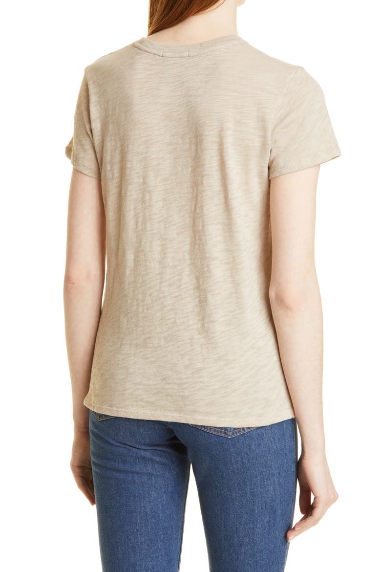 Schoolboy Cotton Crewneck T-Shirt, Alternate, color, SPARROW