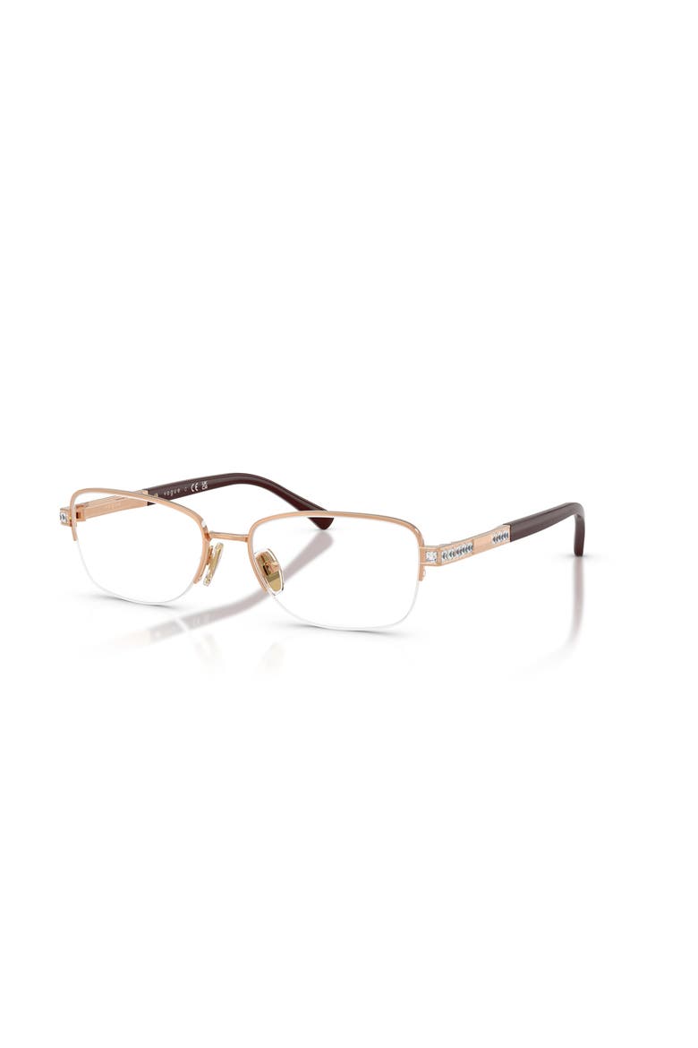 54mm Rectangle optical glasses, Main, color, Pink